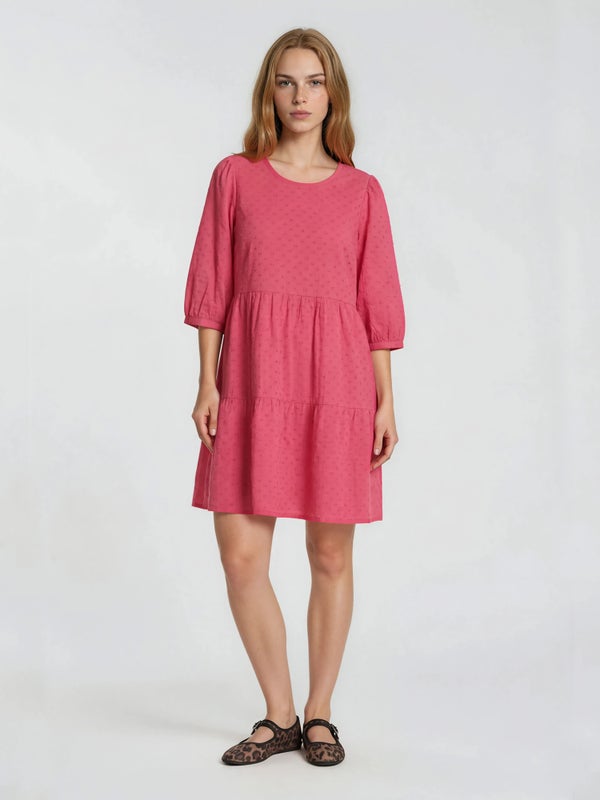 Malvina Dress, raspberry