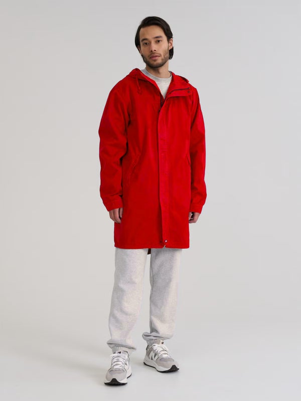 Maxi Anorak, red