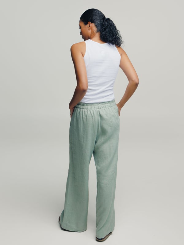 Kielo Linen Pants, h2o