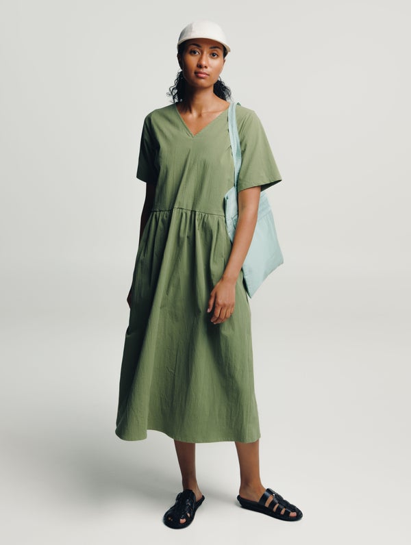 Apila Dress, moss green