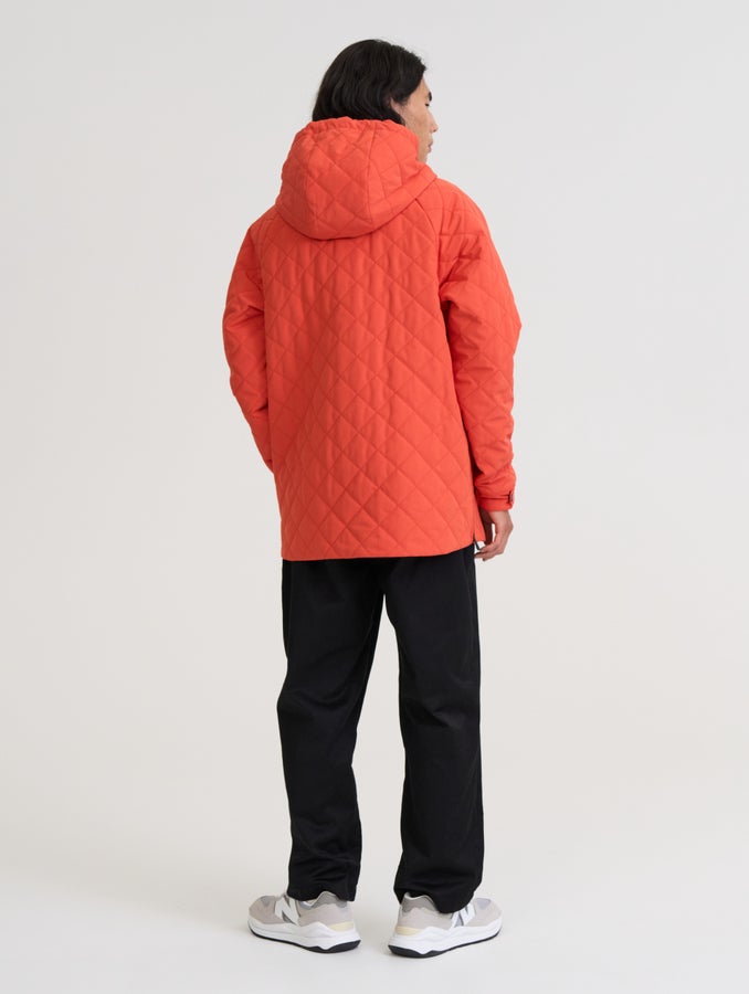 Kero Quilt Anorak, poppy red