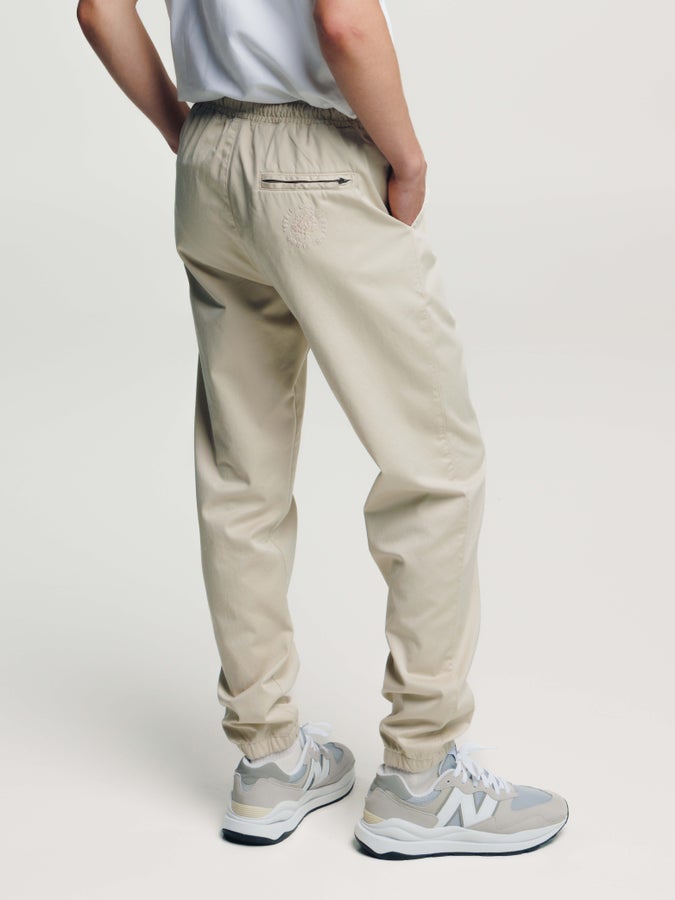 Anorakkihousut, rantahiekka