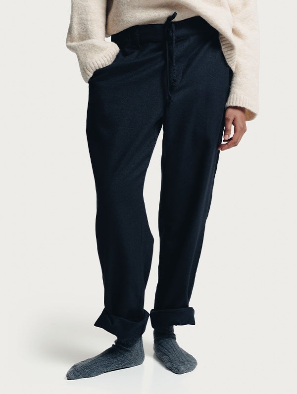 Eeroi Flannel Pants, dark grey