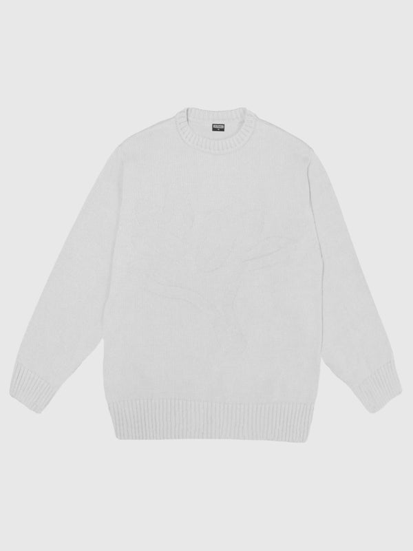 Kajastus Knit Sweater, birch/coral pattern