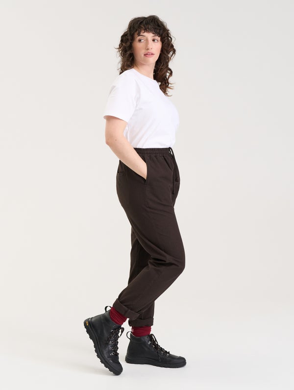 Kanto Anorak Pants, black coffee