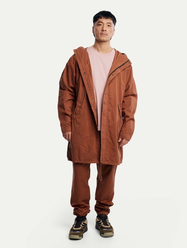 Maxi Anorak, cognac