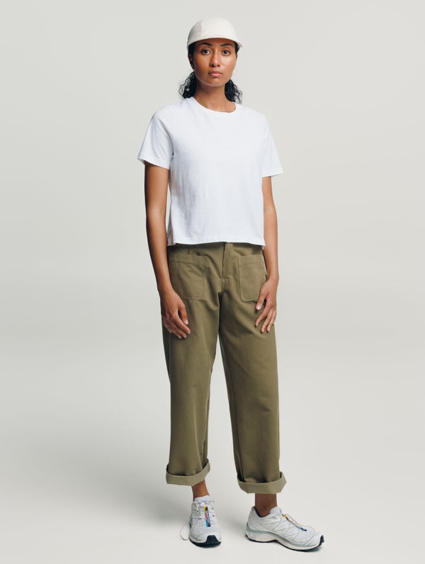 Pihka Pants, light moss green
