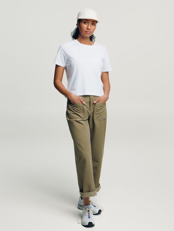 Pihka Pants, light moss green