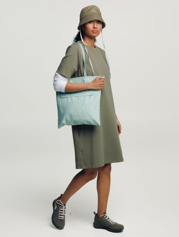 Henna T-shirt Dress, moss green