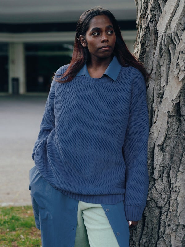 Heijastus Knit Sweater, night sky