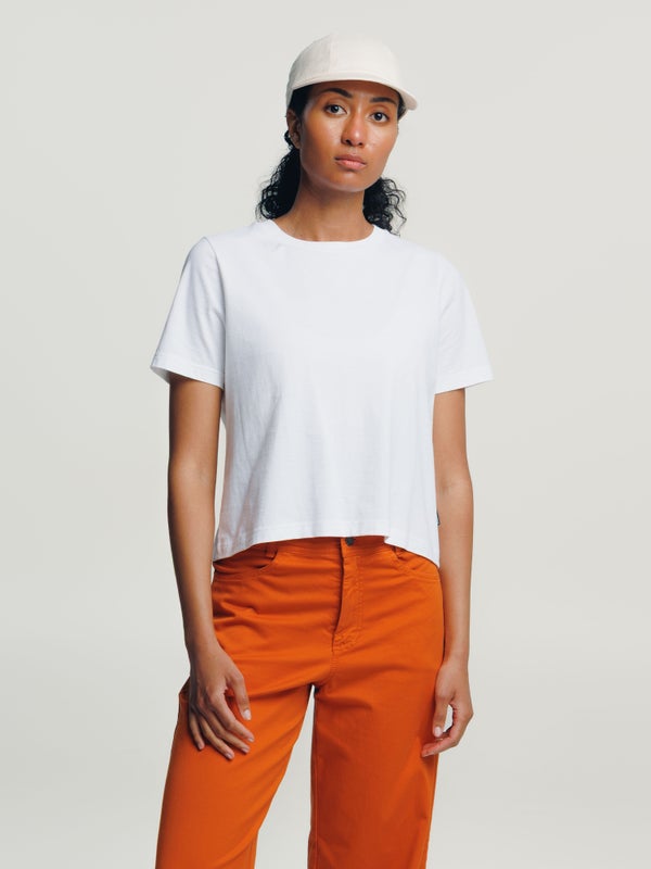 Cropped T-Shirt, white