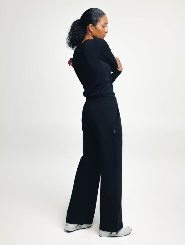 Evelia Stretch Pants, black