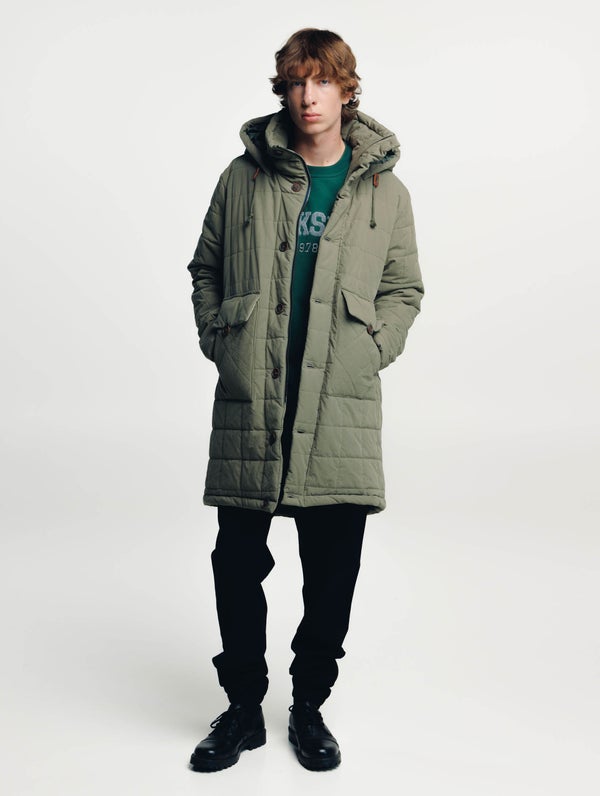 Puuska Quilted Parka, primeval forest