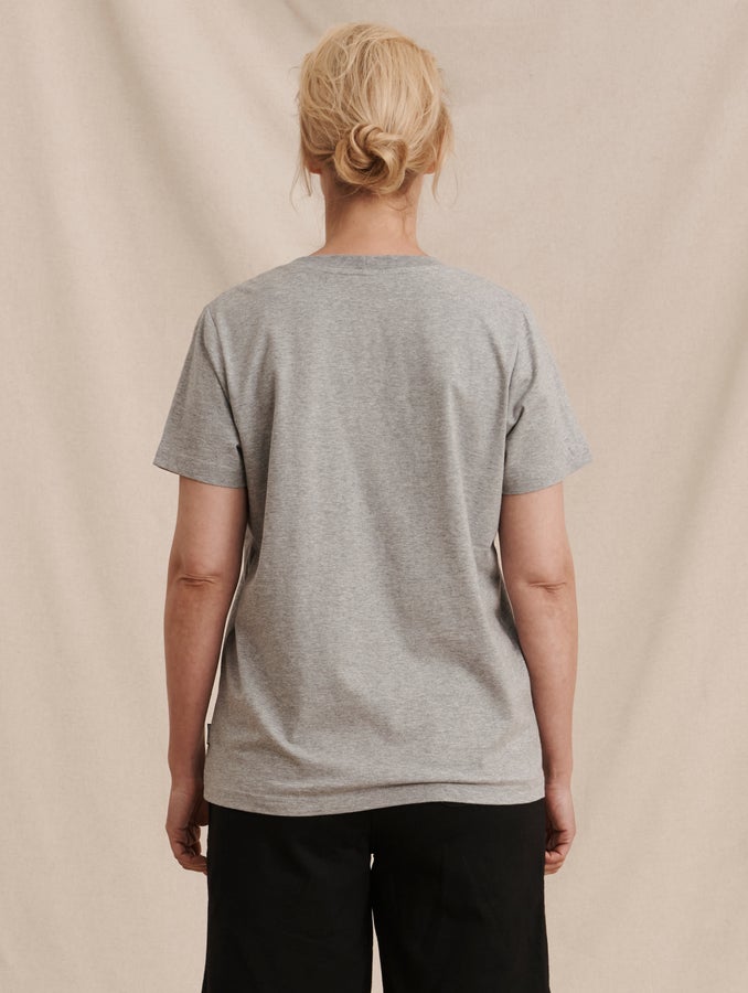 Women's T-Shirt, light grey melange