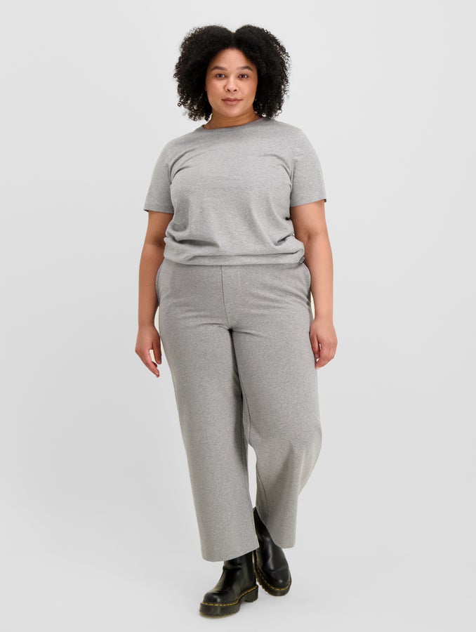 Women's T-Shirt, light grey melange