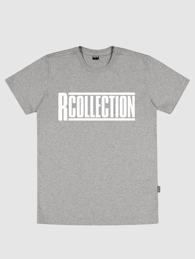 Classic Logo T-Shirt, light grey melange / white R-Collection