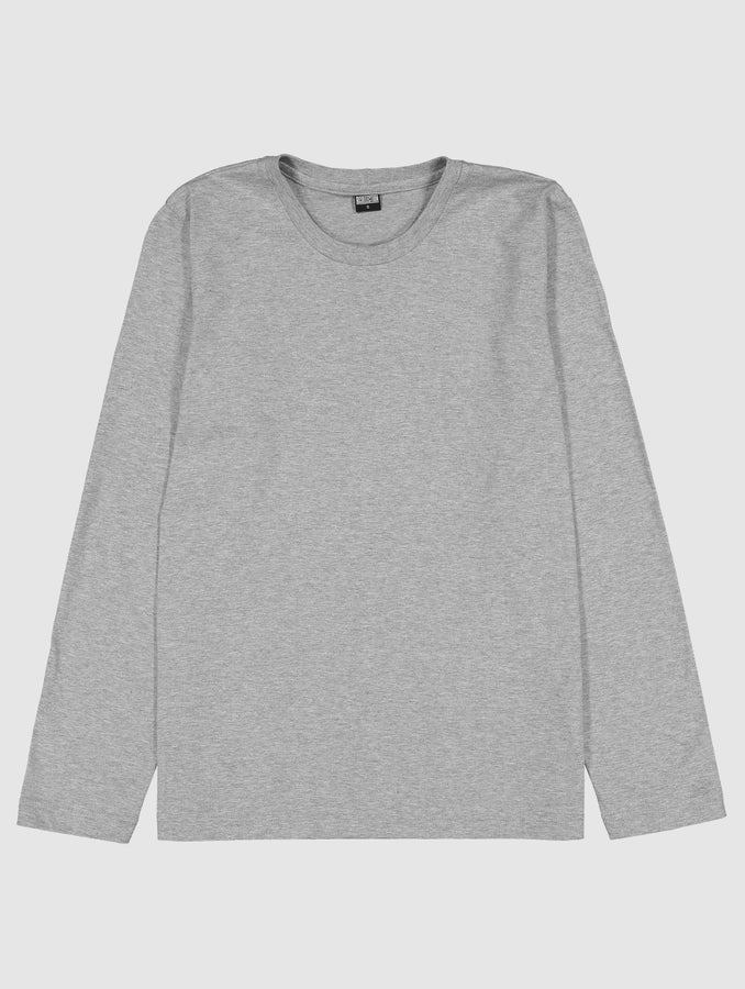 Long-Sleeved T-Shirt, light grey melange