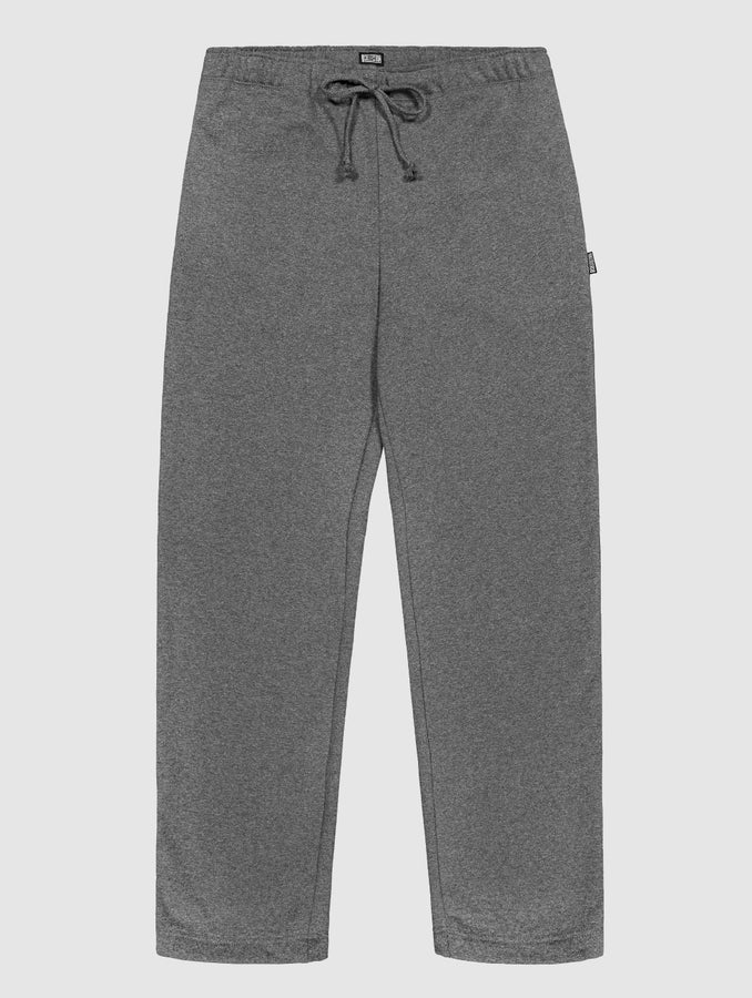 Straight-Cut Sweatpants, dark grey melange