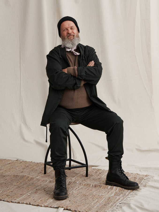 Zipper Anorak, olive green