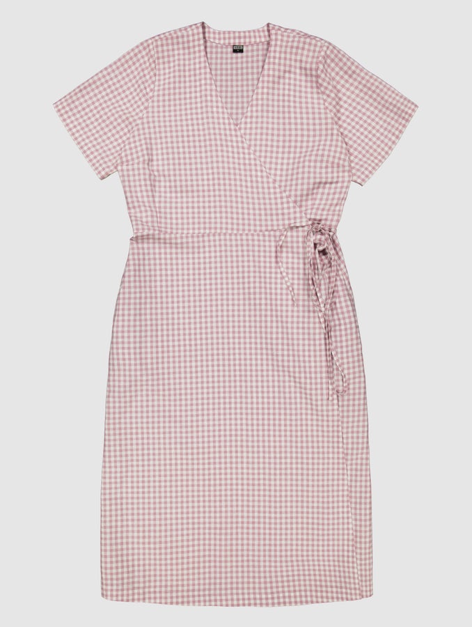 Liisa Check Dress, lilac check