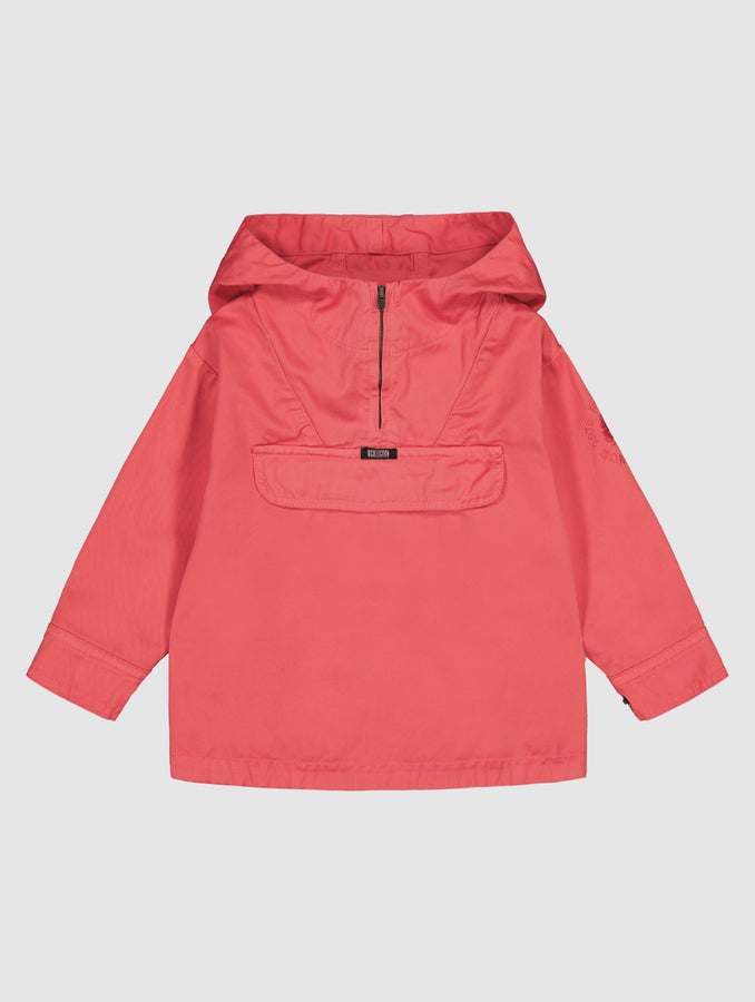 Children's Anorak, coral