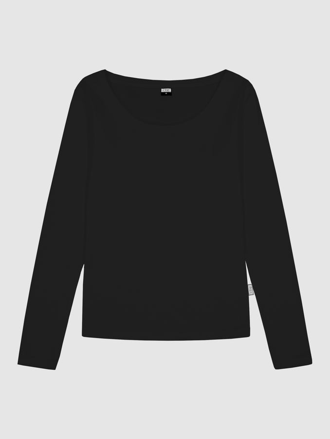 Rauha Rib Long-Sleeve, black