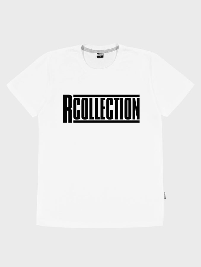 Logo T-Shirt, white / black R-Collection
