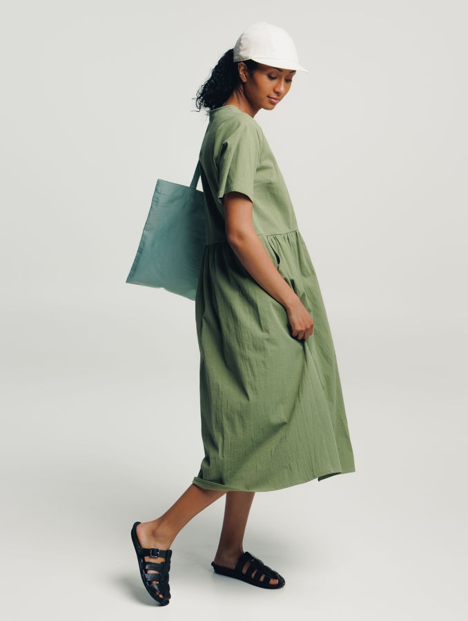 Apila Dress, moss green