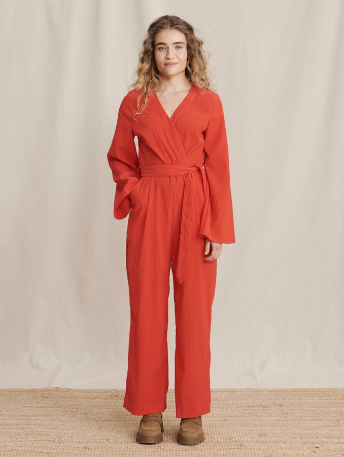 Milja Overalls, poppy red