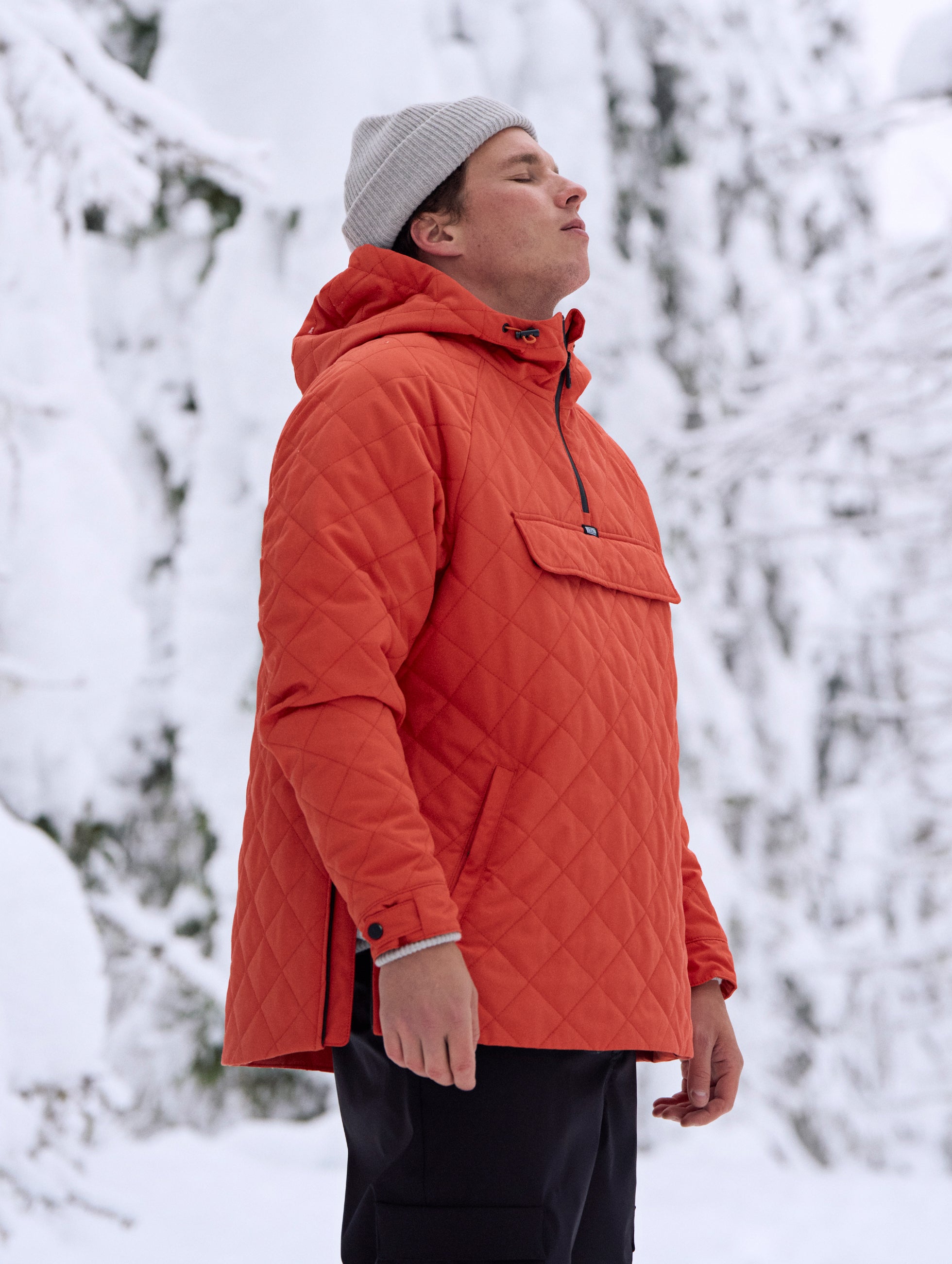 ジャケット・アウター kero Kero Quilt Anorak, poppy red | R-Collection